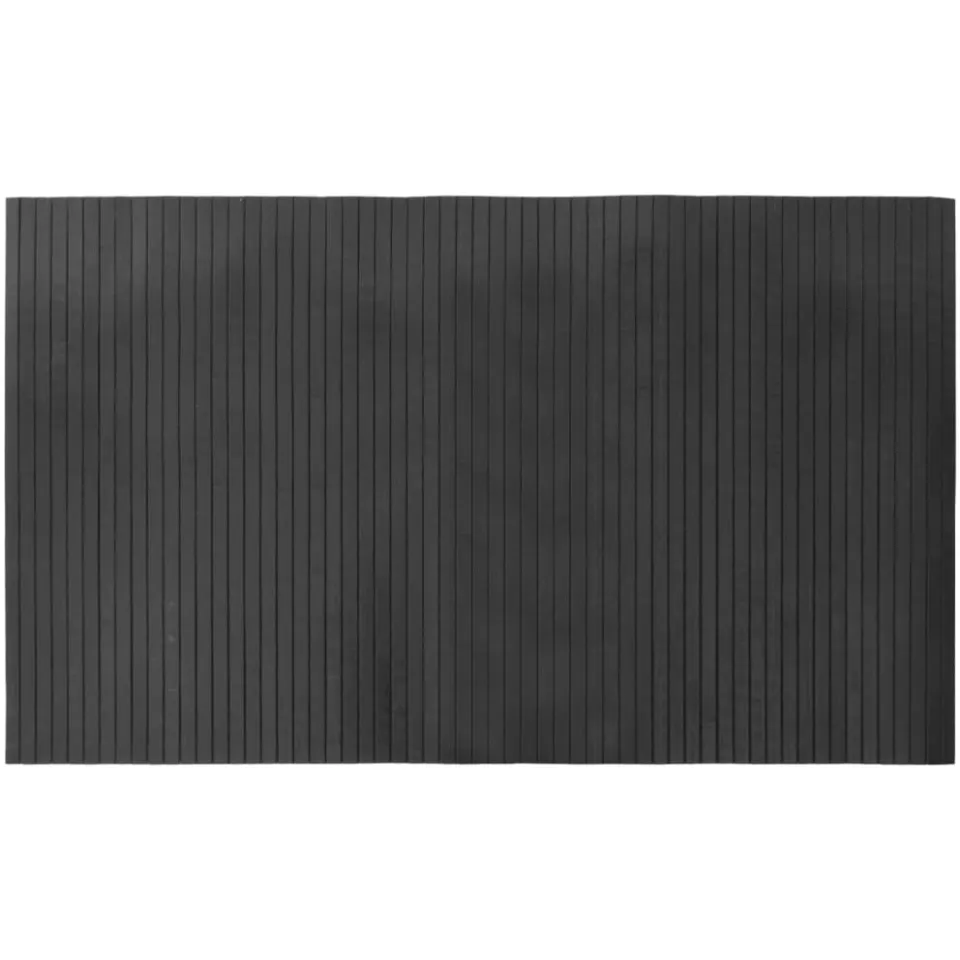 vidaXL Vloerkleed rechthoekig 60x100 cm bamboe grijs