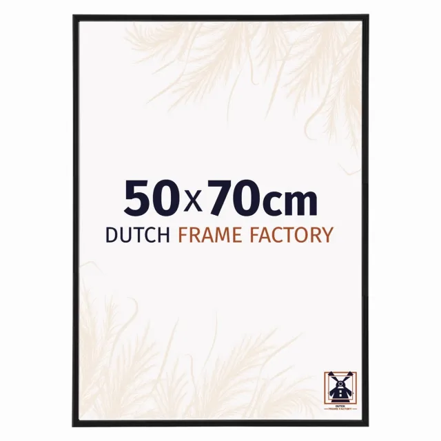 Dutch Frame Factory Fotolijst 50x70 cm - Kunststof - Zwart Mat - Angers