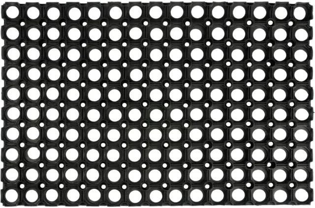Galicja Bruno Serie - Buiten Rubber Deurmat - 40x60cm - Zwart