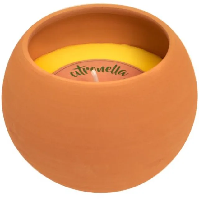 Graziani Citronella Kaars - Siena - Indoor - 45 branduren Geel