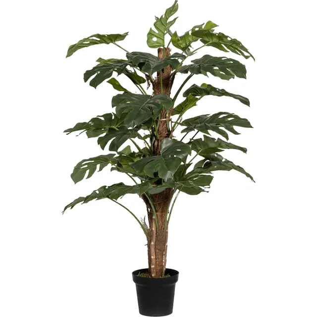 Pottery Pots Kunstplant - Monstera Pertusum L - H140cm - Indoor - Green Groen