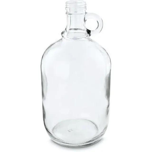 vtwonen Vaas - Flesvorm - Shape - Klein - 13 cm x 26,5 cm doorzichtig