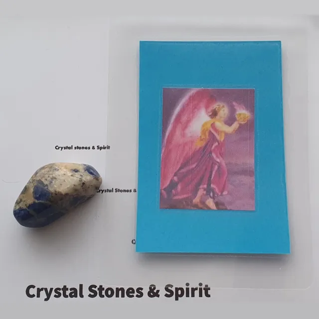mineraalsteen Aartsengel Zadkiel/ Lapis Lazuli Blauw