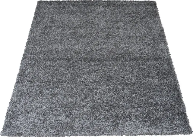 Veer Carpets Vloerkleed Buddy Antraciet 240 x 340 cm - Hoogpolig Vloerkleed – Modern / Japandi Design Grijs