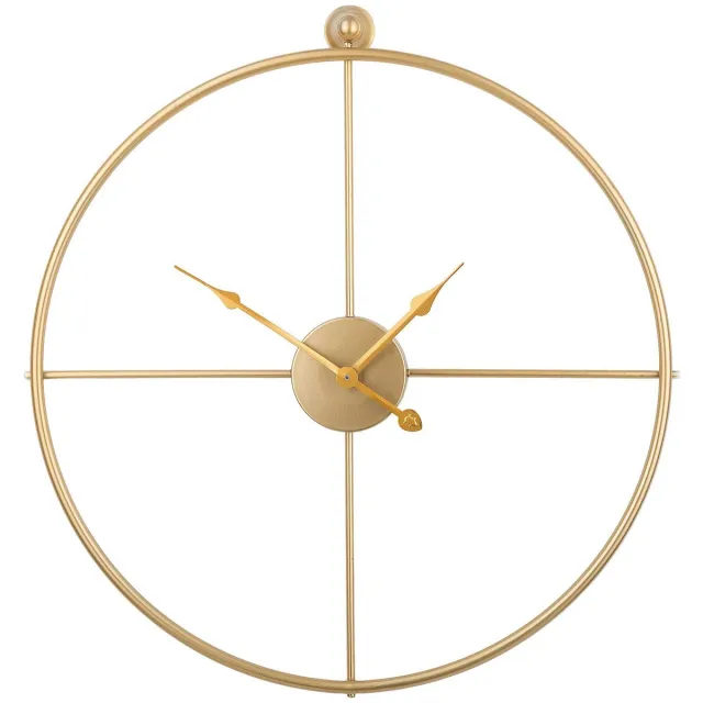 Beliani ZUCHWIL - Wandklok - Goud - IJzer