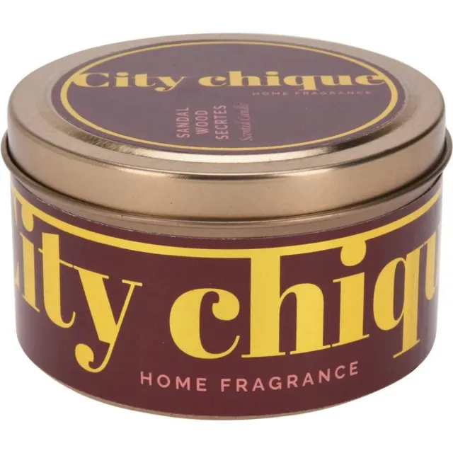 Home & Styling Geurkaars - 8-10 uur - Ø8xH5cm - Sandalwood Multi