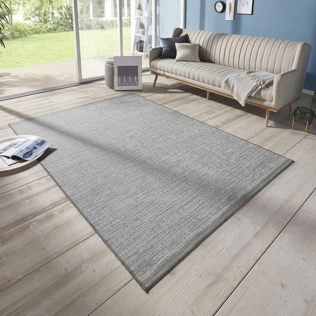 Elle Decoration Binnen & buiten vloerkleed Lens Elle Decoration - blauw 154x230