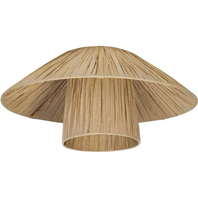 Osram DECOR decoratieve plafondlamp met bamboe kap, 400 mm, E27-versie, IP20, bruin