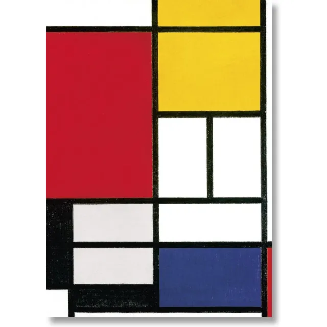 Lanzfeld (museumwebshop.com) Poster 50x70, Mondriaan bont