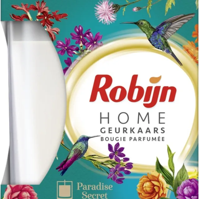 Robijn Geurkaars Paradise Secret 115 gr Wit