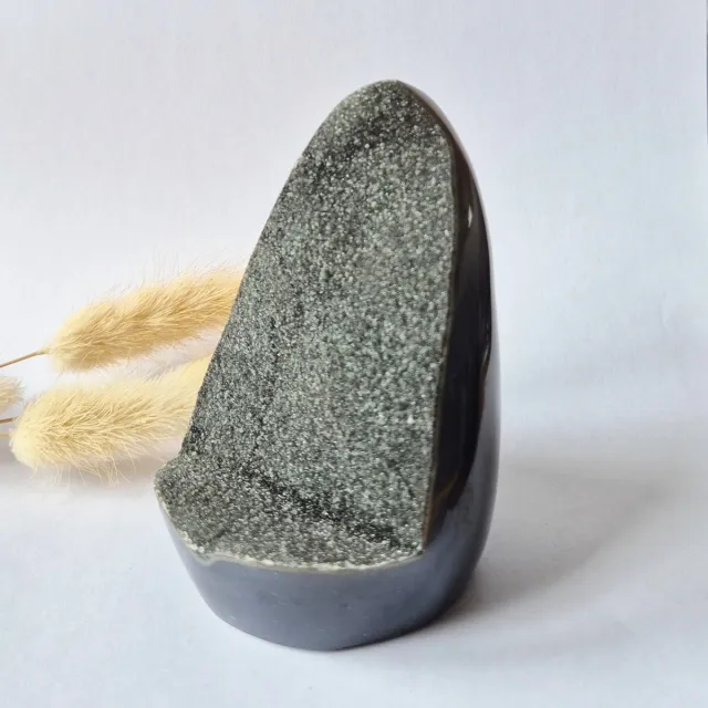 Moonlight Gemstones Druzy Agaat uit Uruguay – 447 gram | Natuurlijke Geode Edelsteen Meerkleurig
