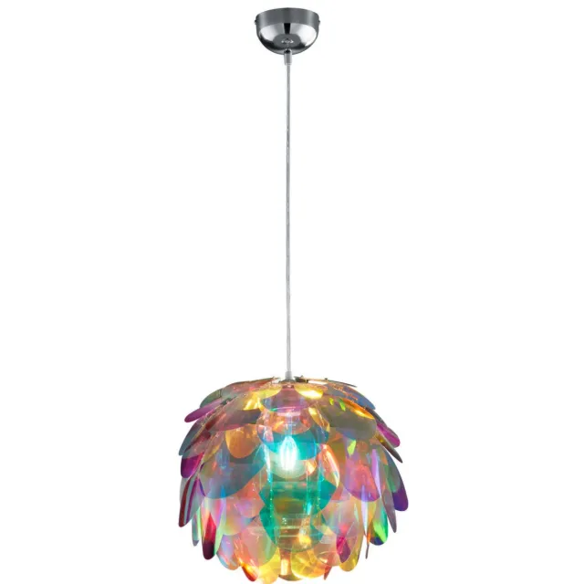 Reality CLOVER - Hanglamp - Chroom - excl. 1x E27 7 W