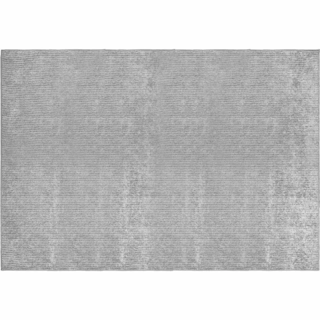 vidaXL Tapijt - Grijs - 190 - x - 300 - cm - 100% - Polyester - 3 - mm - Wasbaar