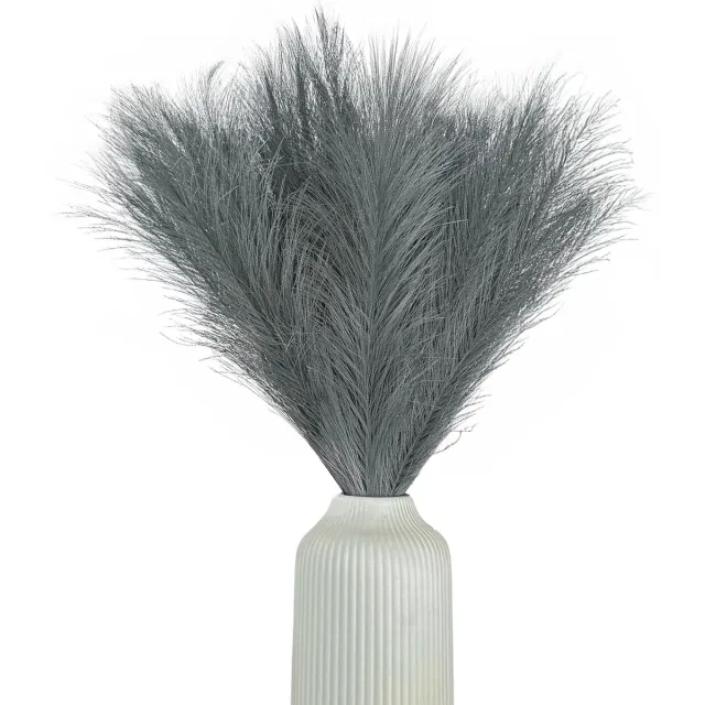 Famanu Pampasgras decoratie set van 55 cm, kunstmatig droogbloemen effect, boho decoratie voor slaapkamer en woonkamer
