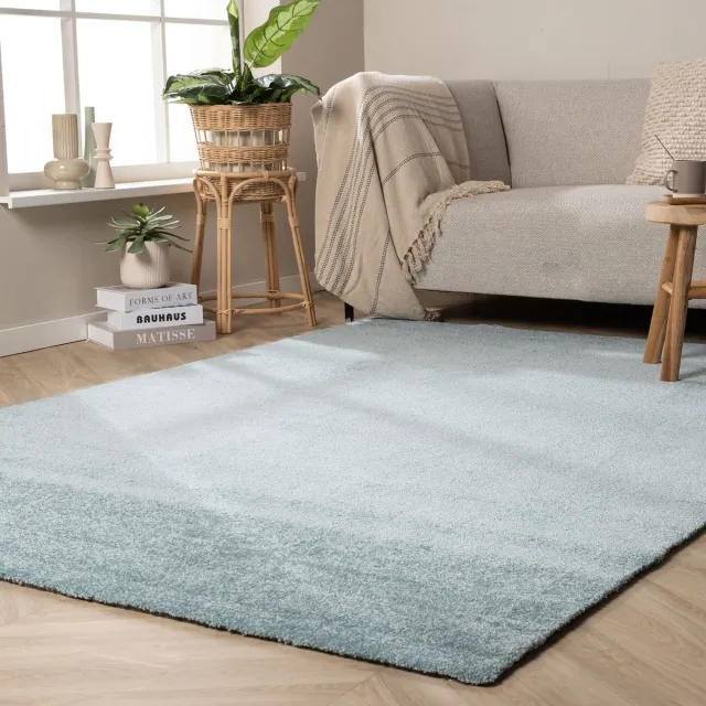 NATURL. Wasbaar vloerkleed - Clean Lichtblauw - 160x230 cm