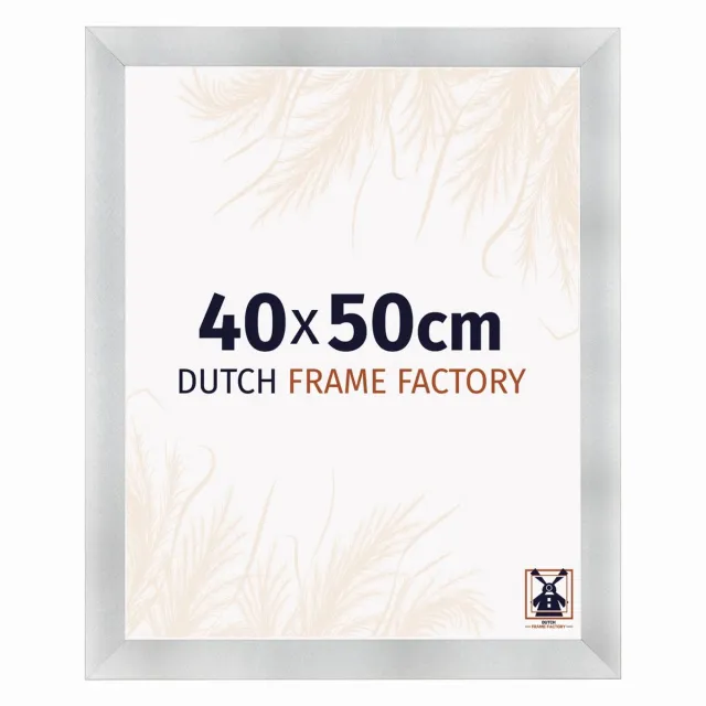 Dutch Frame Factory Fotolijst 40x50 cm - MDF - Aluminium Geborsteld - Praag