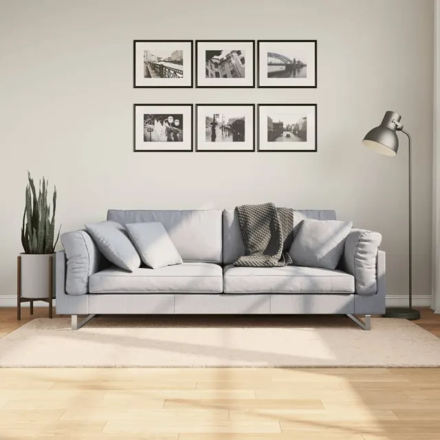 vidaXL Vloerkleed HUARTE laagpolig zacht wasbaar 100x200 cm beige, foto 2