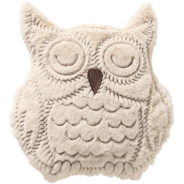 Textino OWL - Sierkussen 35x40 cm uil - beige
