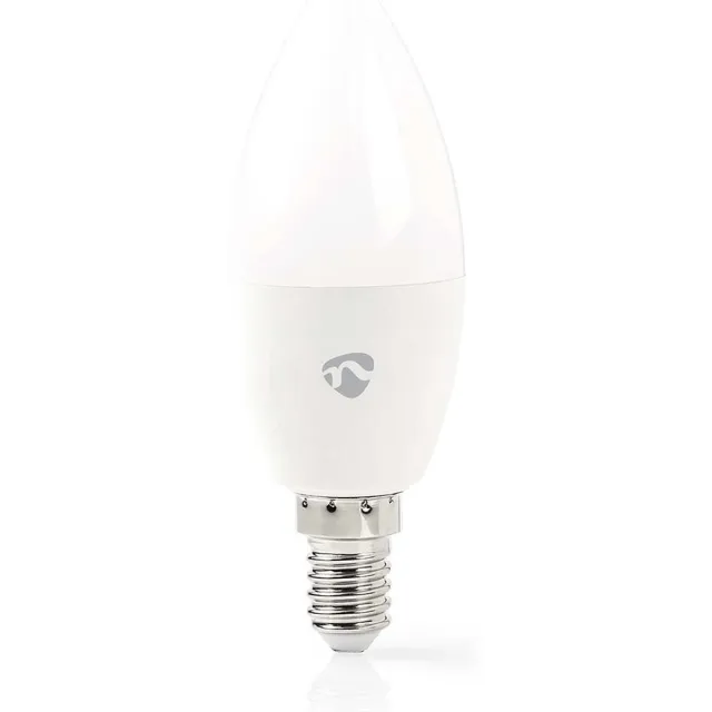 Nedis SmartLife Multicolour Lamp - Wi-Fi - E14 - 470 lm - 4.90 W - RGB / Warm tot Koel Wit - 2700 - 6500 - Android / IOS - Kaars - 1 Stuks
