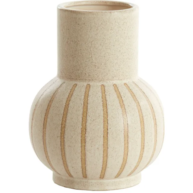 Light & Living Vaas Ulloa (25x19 cm) zand/bruin