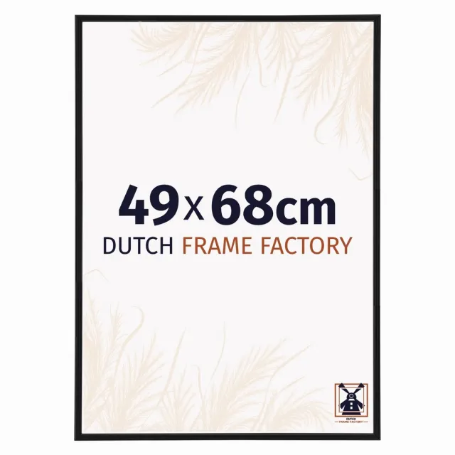 Dutch Frame Factory Fotolijst 49x68 cm - Kunststof - Zwart Mat - Angers