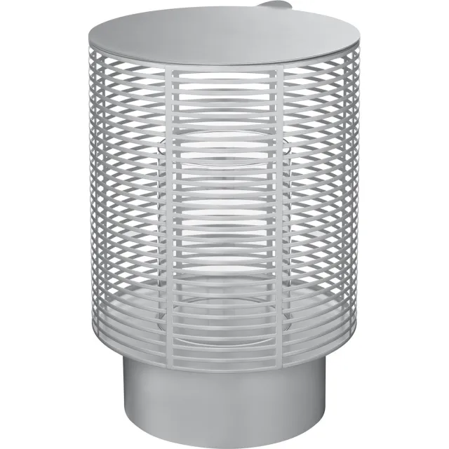 Blomus Olea Windlicht Silver | Lichtgrijs | Staal