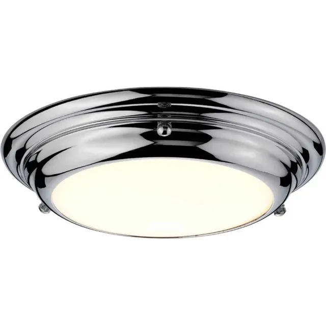 Steady Lighting Landelijke Plafondlamp - Steady Lighting - Metaal - Landelijk - Integrated LED - L: 24.5cm - Voor Binnen / Binnen - Woonkamer - Eetkamer - Zilver