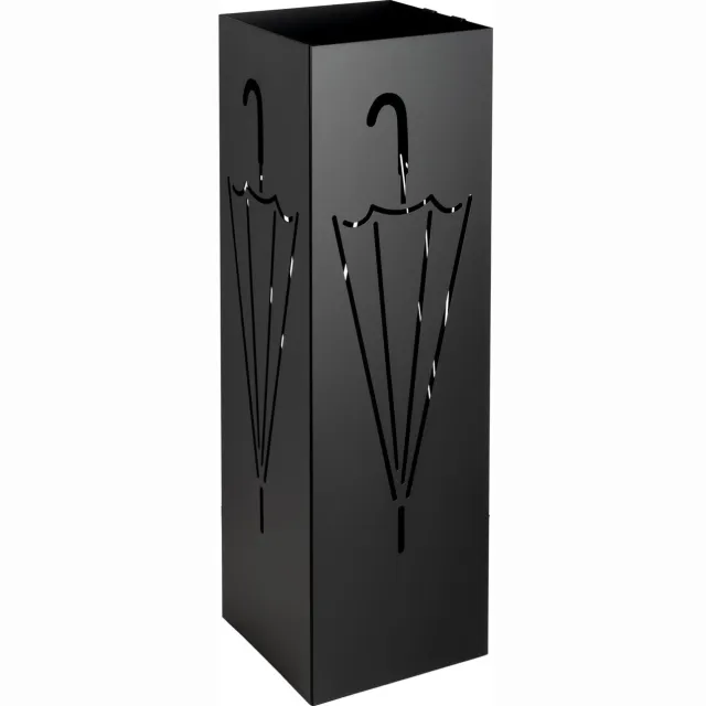 Famanu Paraplu - Houdt je ruimte opgeruimd - Modern design van metaal - Zwart 1 stuk