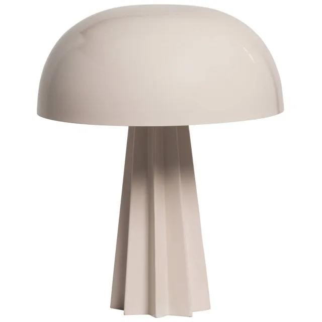 WOOOD Virel Tafellamp - Metaal - Hoogglans Lichtgrijs - 29x11x11 light grey