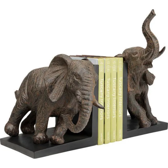Kare Boekensteun Elephants 25 bruingrijs