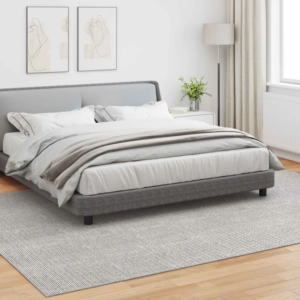 vidaXL Binnen kleed LUGO Crème en Grijs 240 x 340 cm Polyester, foto 3