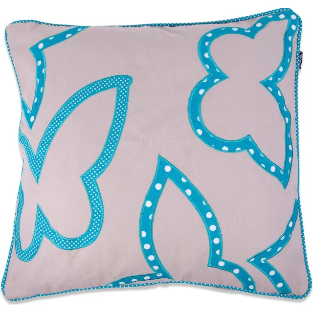 In The Mood KUSSEN - CONTOUR BUTTERFLY 50X50 KZL-AQUA