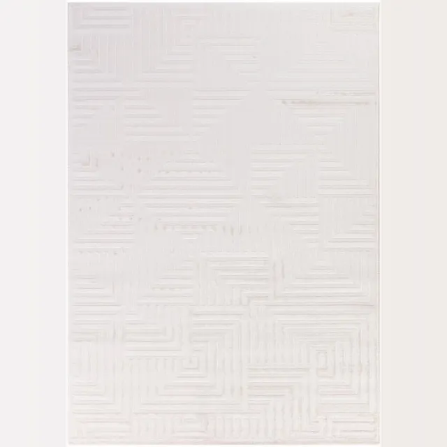 Ayyildiz Vloerkleed Sahara 3D Japandi Stijl 120 x 170 cm Creme Creme 1114