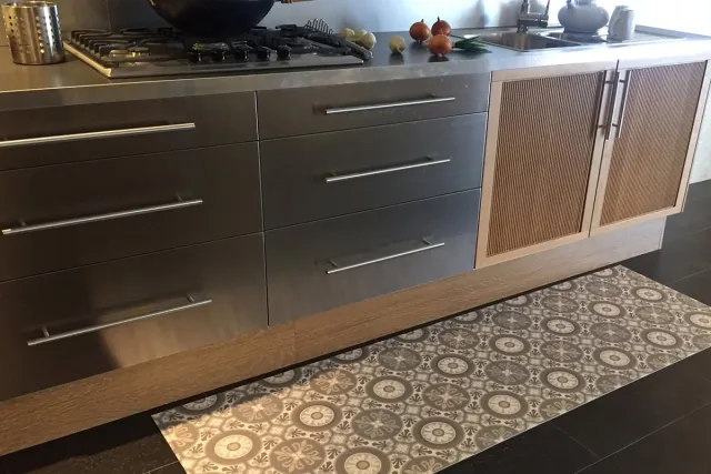 JYG Vinyl Keukenloper Mechelen - 50x450 cm Grijs - Beige