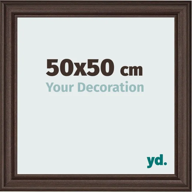 yd. Your Decoration - Fotolijst 50x50 cm - MDF - Eiken Donker - Lazio