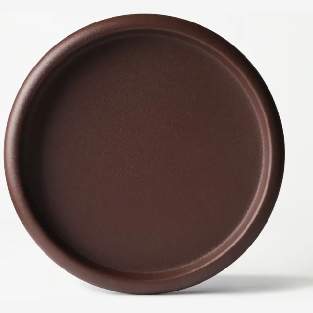 HEMA Kaarsplateau ⌀26x2.5cm Bink metaal bruin (bruin)