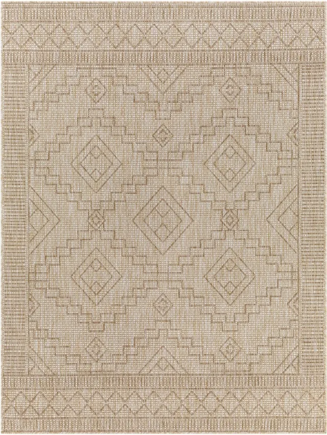 Surya Talia vloerkleed binnen en buiten jute-look beige ivoor