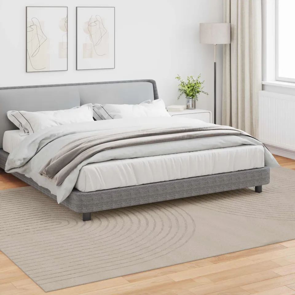 vidaXL Binnen kleed GALATI Beige 200 x 280 cm Polyester Medium Pile, foto 3