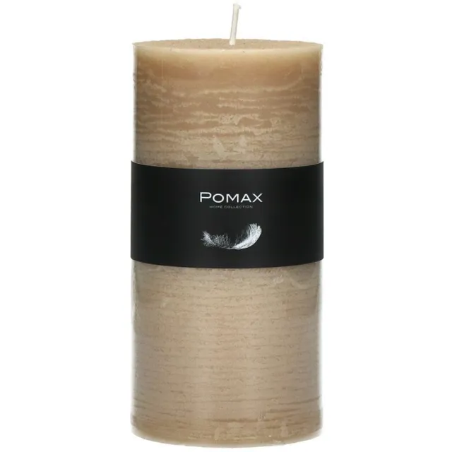 Pomax Kaars - Paraffine Wax - Ø 7 cm - Honing - Cilinderkaars voor Sfeer & Decoratie