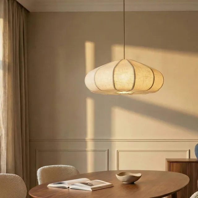NOUS Living hanglamp Kirsten (Ø50x120 cm) Naturel