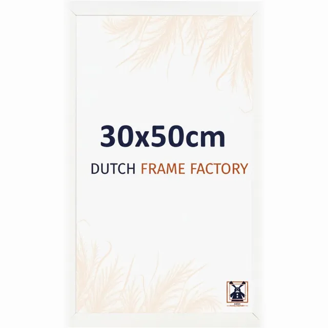 Dutch Frame Factory Fotolijst 30x50 cm - MDF - Wit Mat - Benno