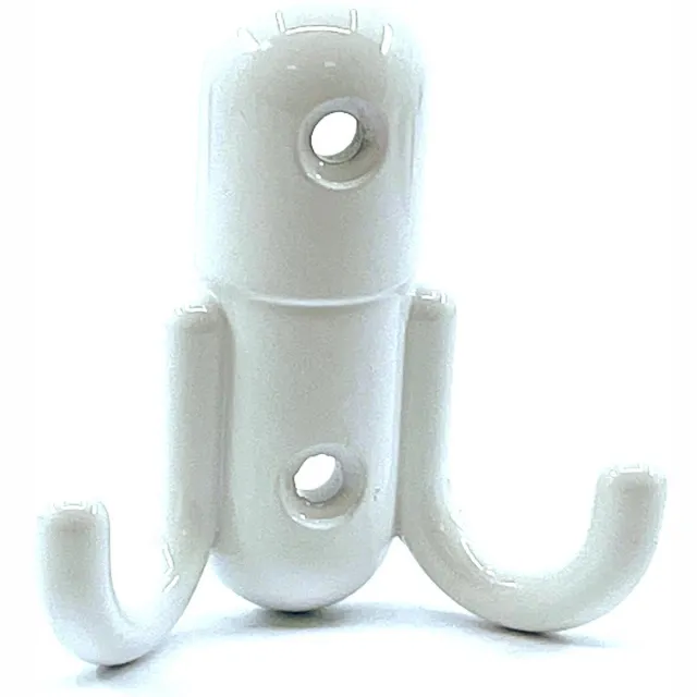 Alle leeftijden AVENUE decoration jashaak | model " Spui " | 56 x 60 mm | wit