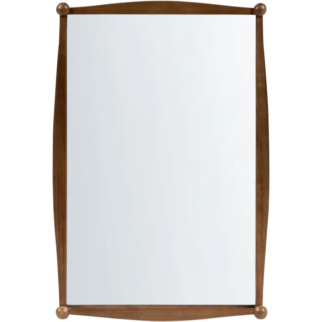 Beliani TORTERON - Wandspiegel - Bruin - Glas
