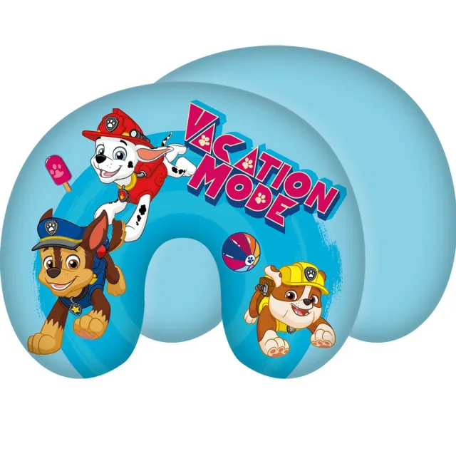 PAW Patrol Nekkussentje Vacation Mode - ca. 28 x 33 cm - Polyester Blauw