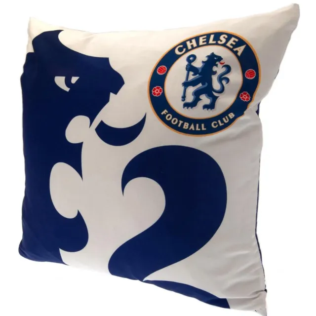 Chelsea FC Chelsea kussen Leeuw 40 x 40 cm wit