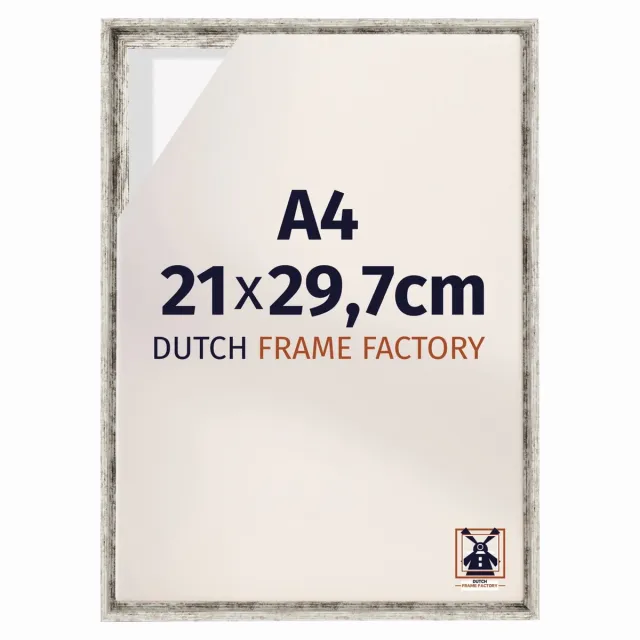 Dutch Frame Factory Baklijst 21x29,7 cm - Eiken Donker - Geschikt voor Canvasdoek - MDF Baklijst Lausanne