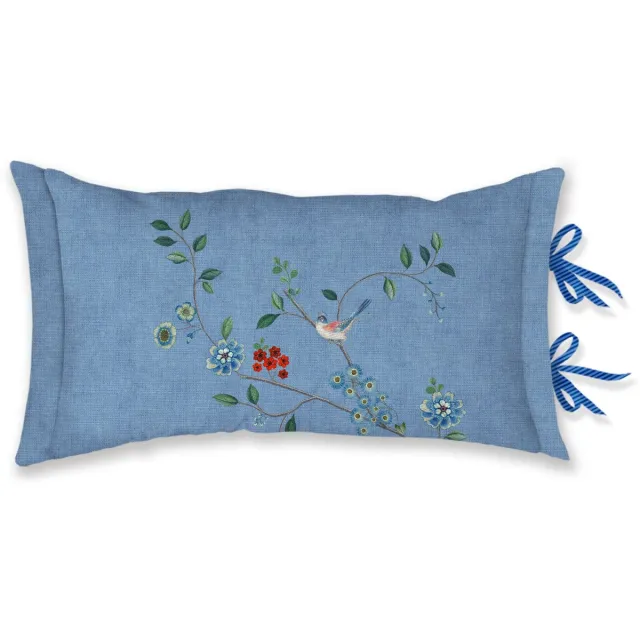 Pip Studio Desi Garden Cushion Sierkussen - 35 x 60 cm cm - Blauw