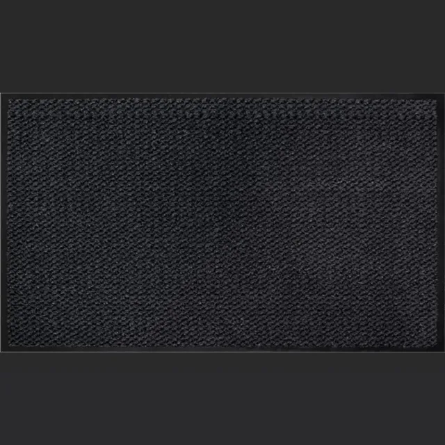 Vintag Schoonloopmat 120 × 70 cm – Brede Deurmat voor Binnen – Antraciet