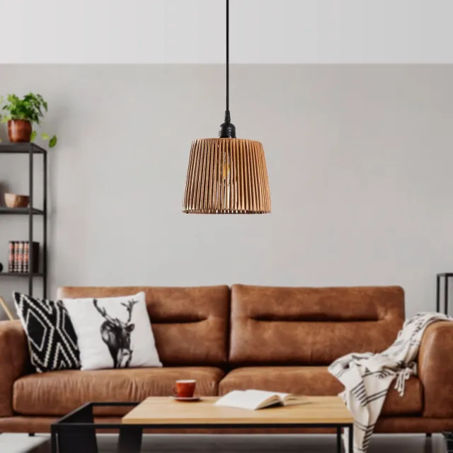 Opviq Asir - Kroonluchter - Kameel - METALEN BEHUIZING - 20 x 20 x 20 cm