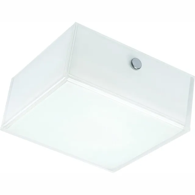 LEDVANCE LED wand- en plafondlamp, lamp voor binnentoepassingen, warm wit, 110,0 mm x 110,0 mm x 51,0 mm, Lunive Quadro